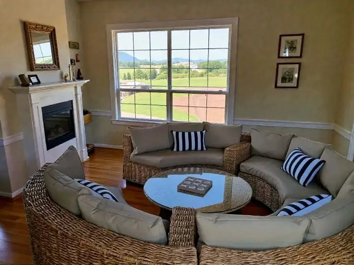 Apartment Wicker Loveseat