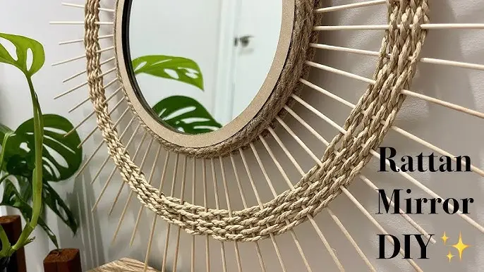Rattan Mirror Frame