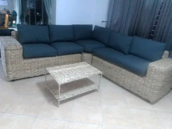 trendy wicker patio