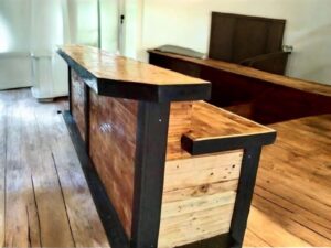 Reception Wooden Service Counter